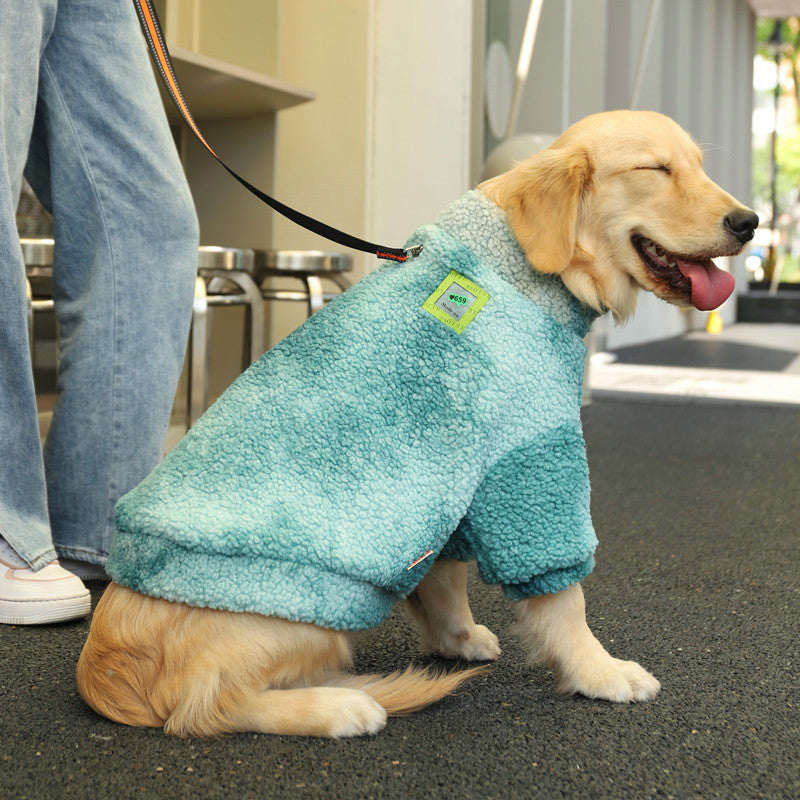 Plush Dog Sweater for Medium to Large Dogs