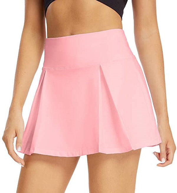 Pleated Sports Skirt with built-in shorts