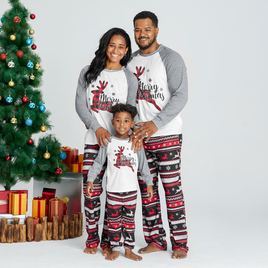 Merry Christmas Baseball Shirt Pajama Set