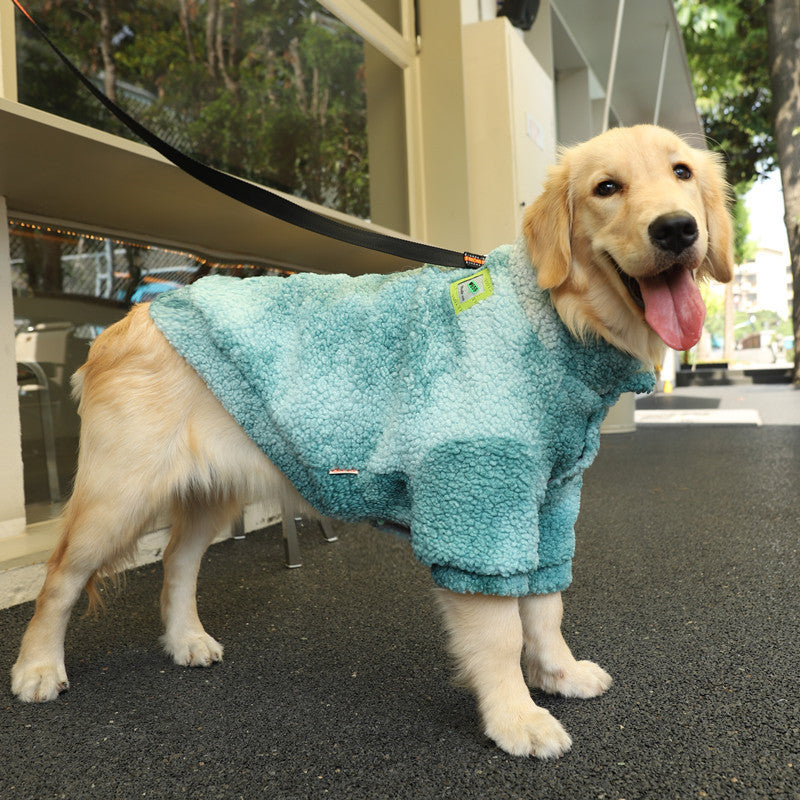 Plush Dog Sweater for Medium to Large Dogs