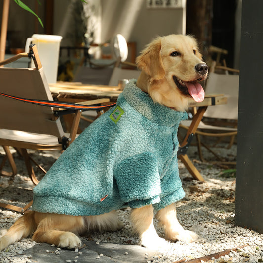 Plush Dog Sweater for Medium to Large Dogs