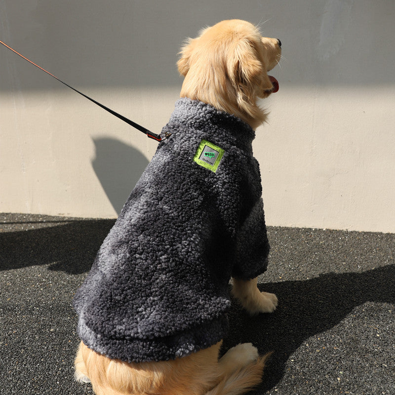 Plush Dog Sweater for Medium to Large Dogs