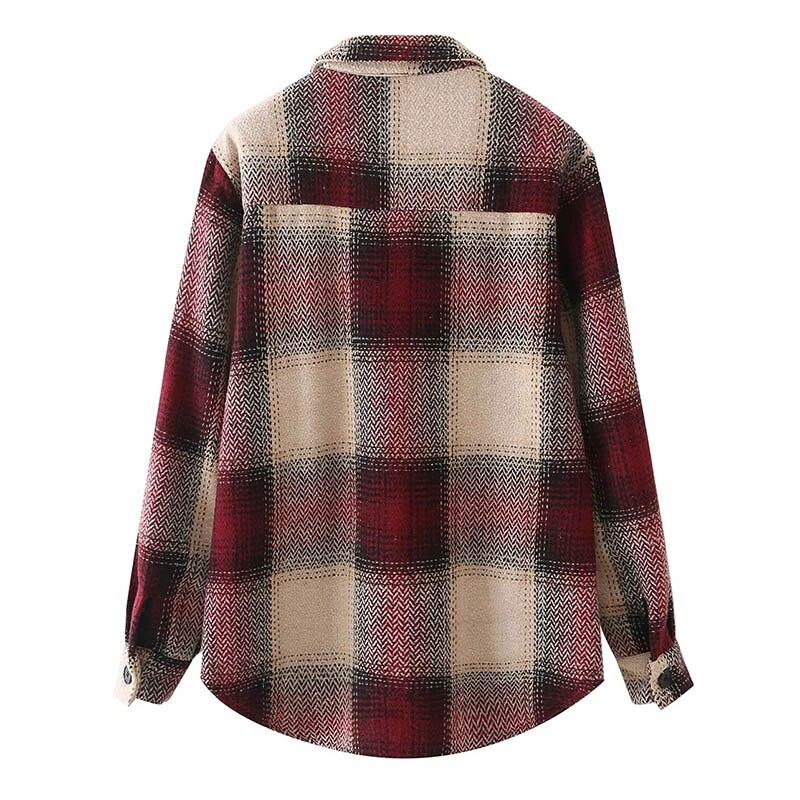 Vintage Plaid Tweed Shacket
