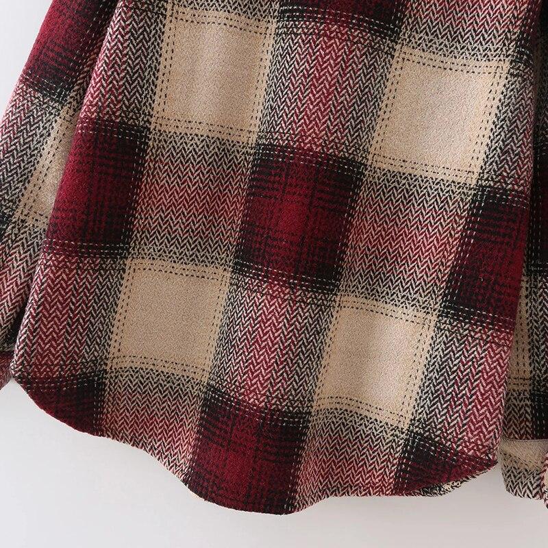 Vintage Plaid Tweed Shacket