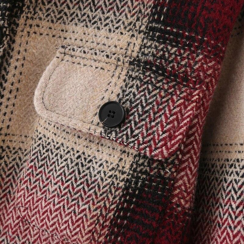 Vintage Plaid Tweed Shacket