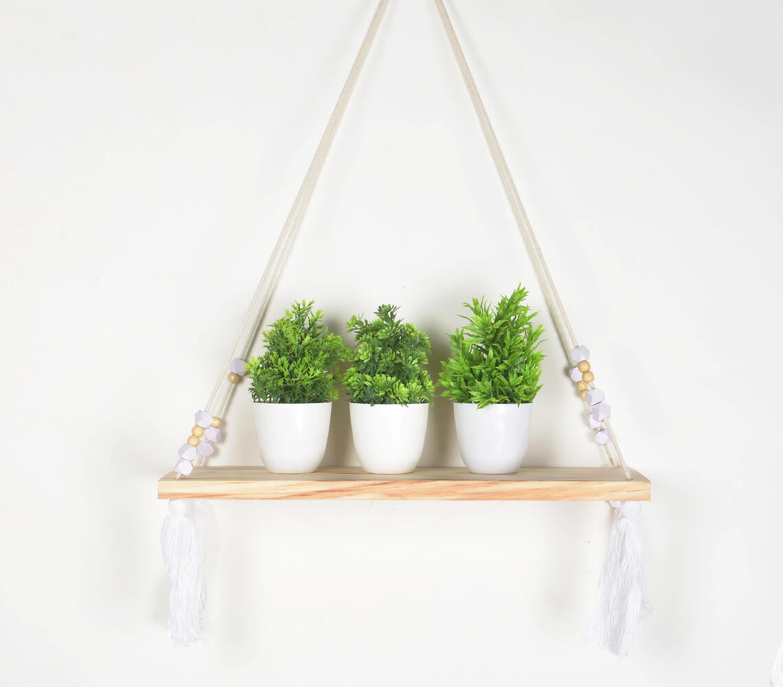 Boho Wall Hanging Shelf