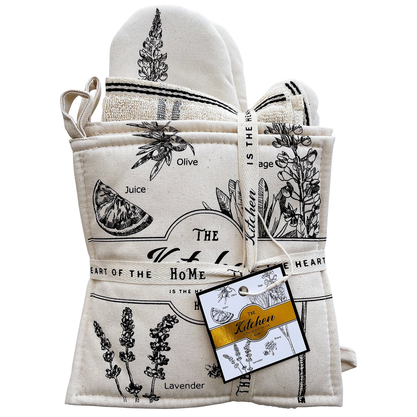 Kitchen and potholder set
