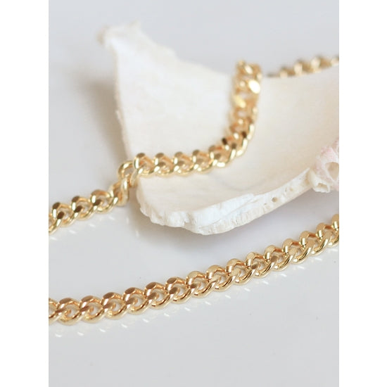 Handmade Chunky Curb Chain Necklace