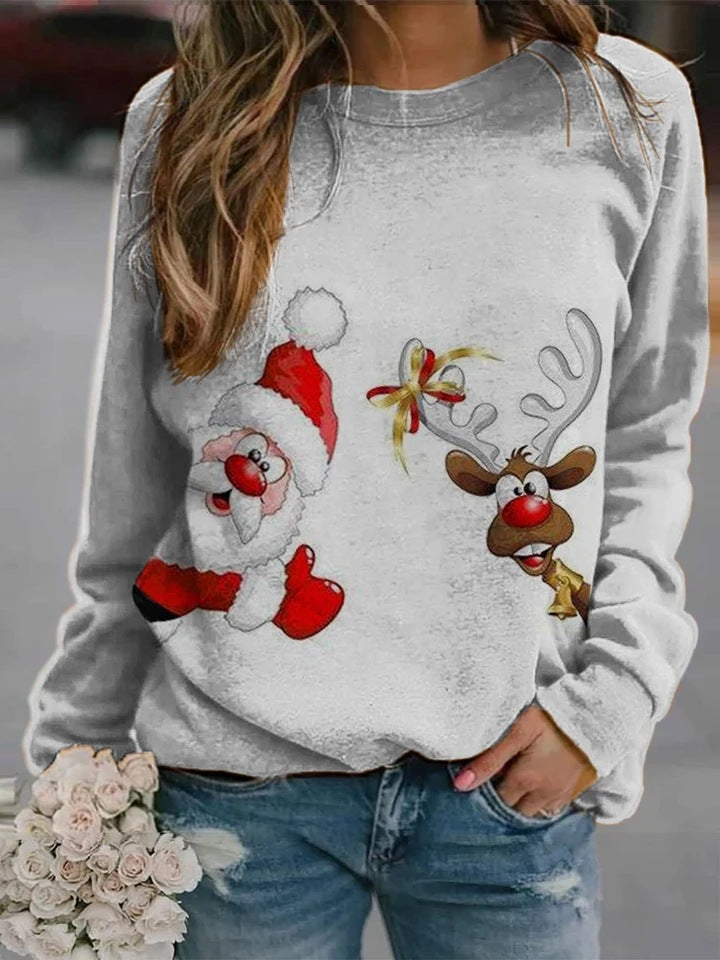 Eyelash | Santa Rudolph Fleece Christmas Sweater