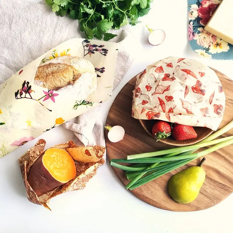 Beeswax Food Wraps - Assorted Prints