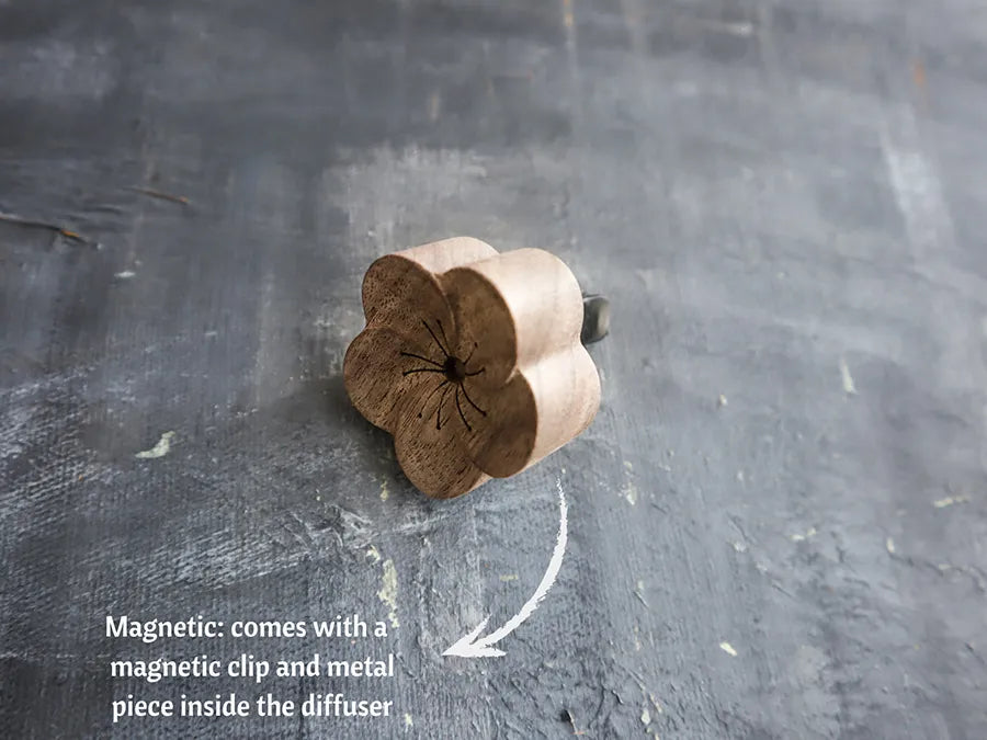 Wooden Essential Oil Diffuser for Car