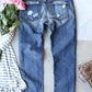 Holiday Denim - Ripped Plaid Jeans