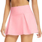 Pleated Sports Skirt with built-in shorts