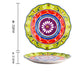 Underglaze patterned  plates