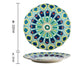 Underglaze patterned  plates