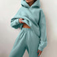 Women's Casual Hooded Sweater Two-piece Suit