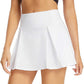 Pleated Sports Skirt with built-in shorts