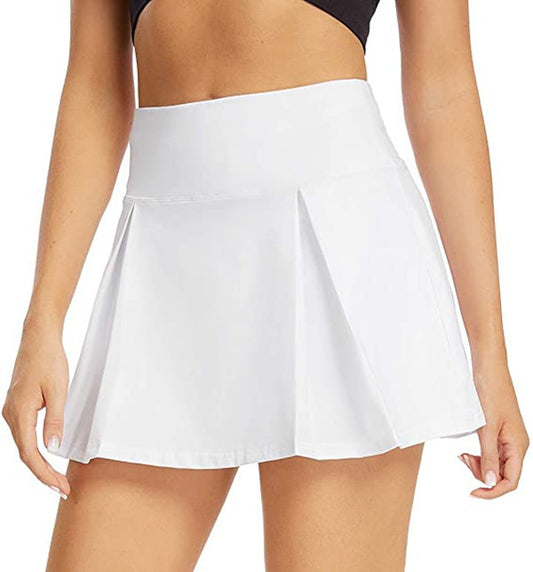 Pleated Sports Skirt with built-in shorts