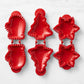 New Holiday Cookie Moulds Pie Mold