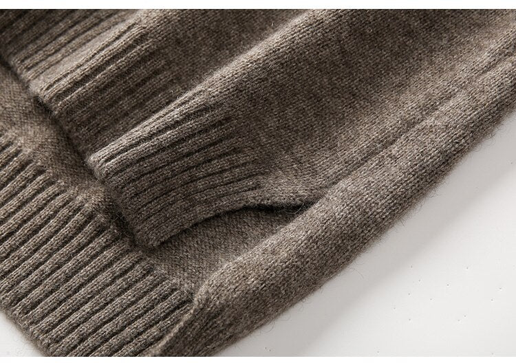 Autumn and winter long-sleeved high-neck sweater