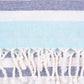 Magnolia Peshtemal Pure Turkish Cotton Beach Towel - Aqua