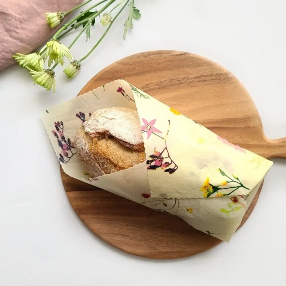 3 Pack Assorted Florals Beeswax Wraps