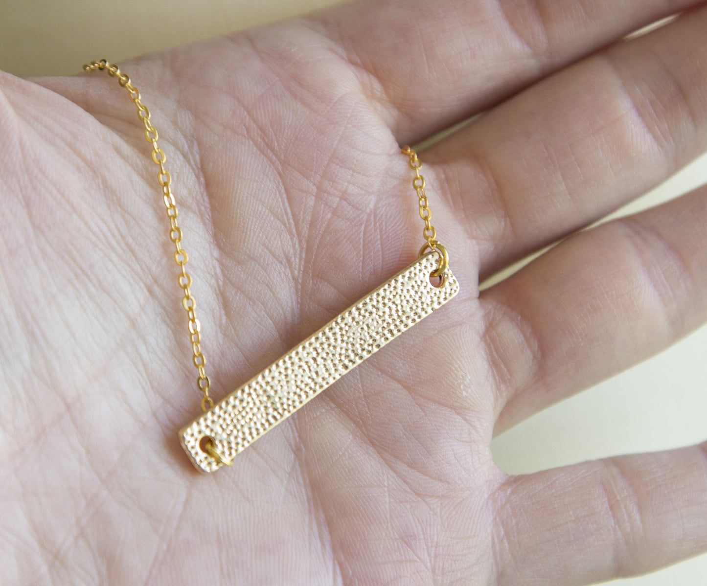 Mama bear necklace, mama and bear cub necklace, hand stamped bar