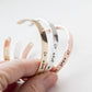 She Believed She Could so She Did bracelet, hand stamped cuff