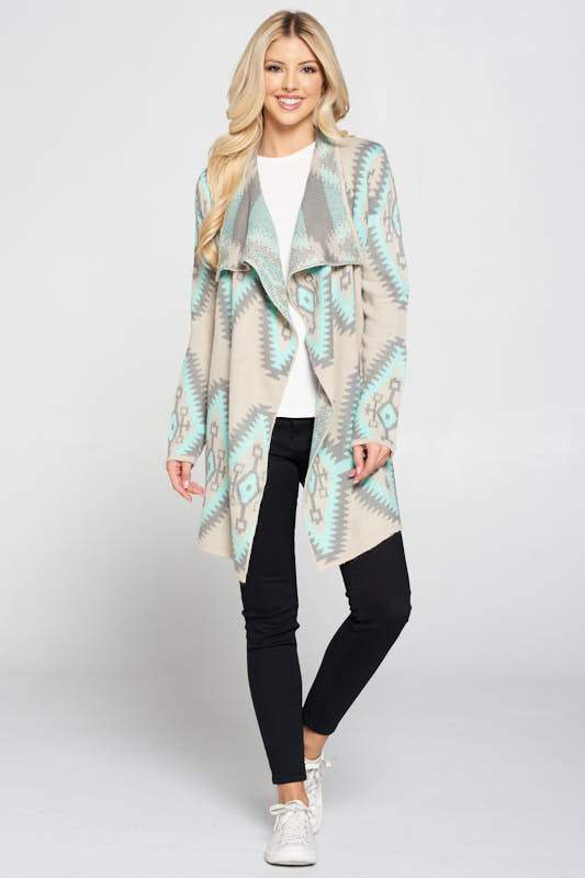 Tribal Sweater Cardigan