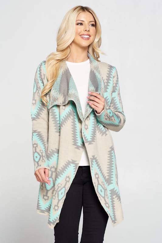 Tribal Sweater Cardigan