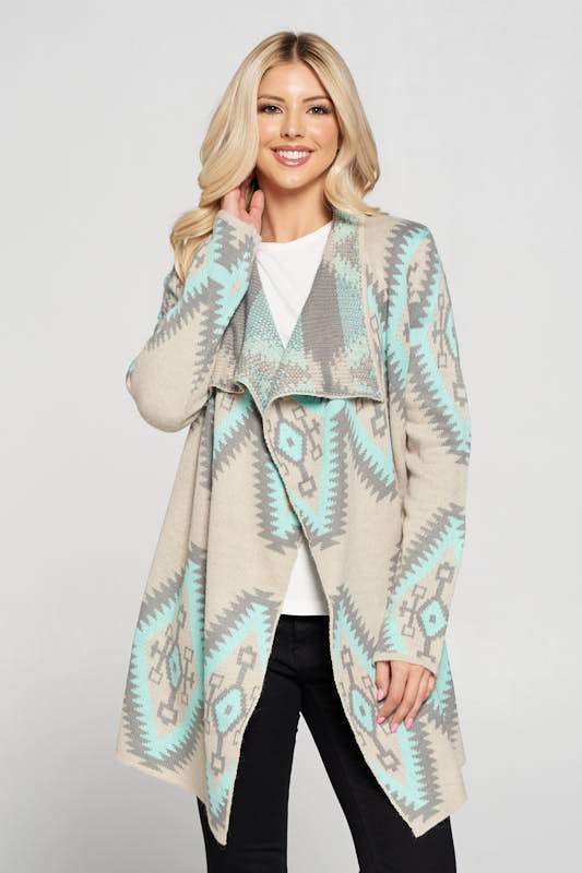 Tribal Sweater Cardigan