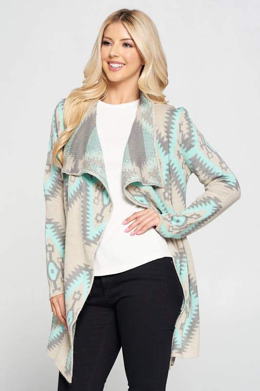 Tribal Sweater Cardigan