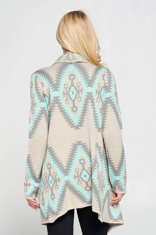 Tribal Sweater Cardigan
