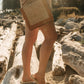 Brown Leather Bag, Cane Shoulder Bag, straw bag, leather