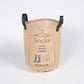 Jute & PU Leather Laundry bags (set of 6)
