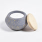 English Lavender Wax Poured Noir Concrete Jar Candle