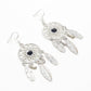 Silver-Toned Dreamcatcher Dangle Earrings