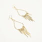 Statement Brass Drop Earrings
