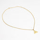 Minimal Golden-Toned Evil Eye Locket