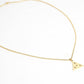 Minimal Golden-Toned Evil Eye Locket