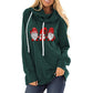 Christmas Gnomes Drop Collar Sweatshirt