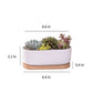 Succulent Planter -Elongated