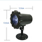 LED Christmas Blizzard Snowflake Laser Light Snowfall Projector