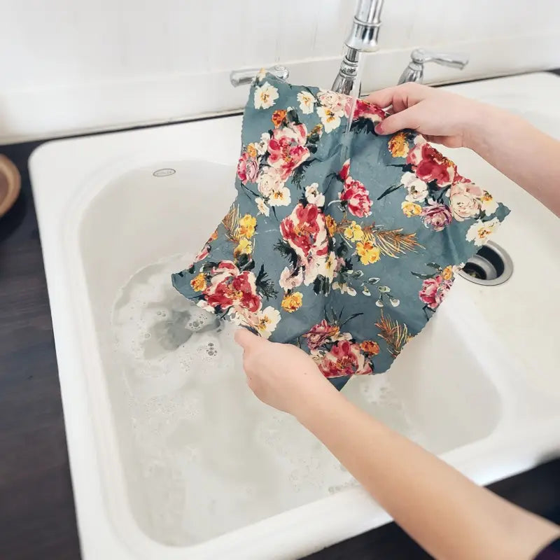 3 Pack Assorted Florals Beeswax Wraps